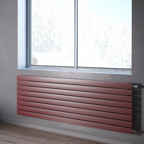 Горизонтальные дизайн-радиаторы: где использовать лучше